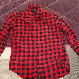 Men’s J. Crew plaid flannel